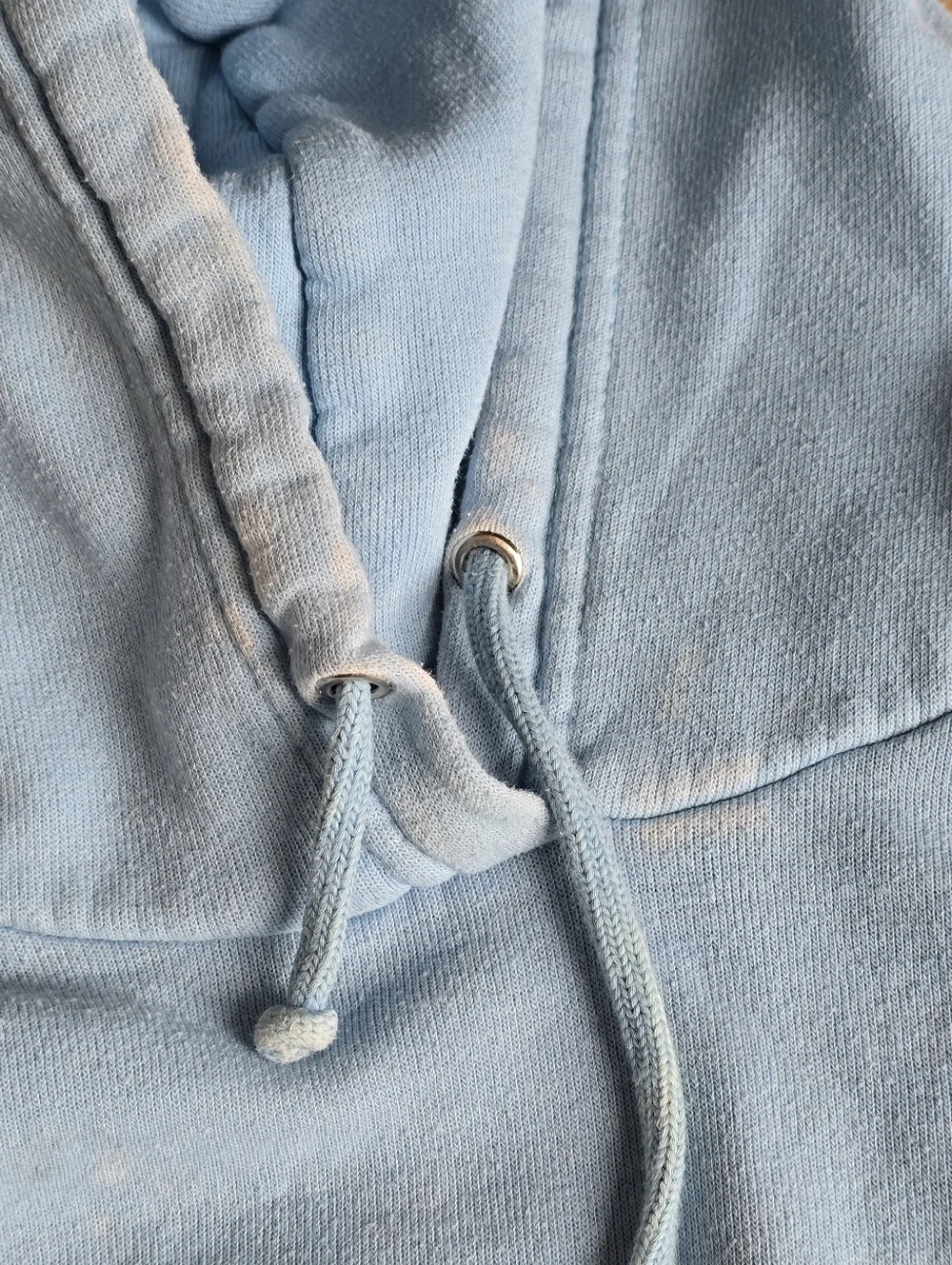 Aviator Nation Sky Blue Hoodie And Sweatpants Smiley Sleeve Graphics - Picture 7 of 10